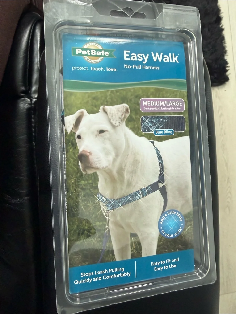 PetSafe Easy Walk No-Pull Dog Harness - Blue Bling